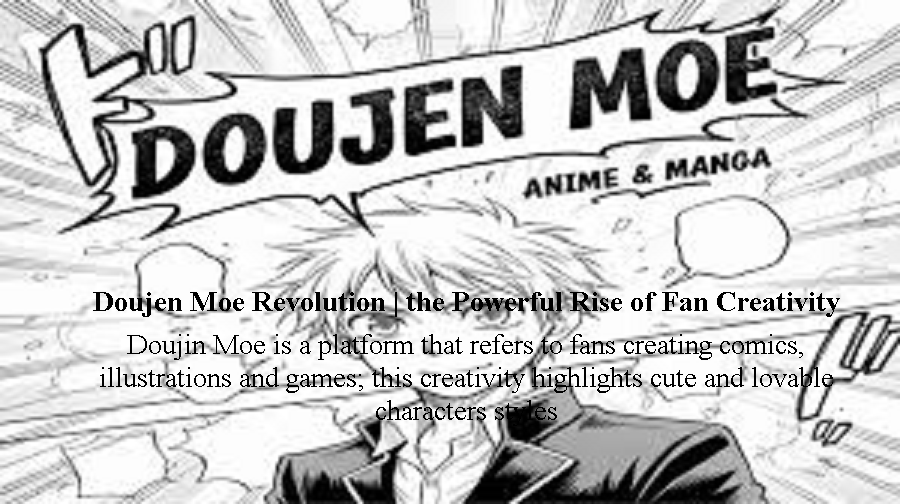 Doujen Moe Revolution | the Powerful Rise of Fan Creativity Doujin Moe is a platform that refers to fans creating comics, illustrations and games; this creativity highlights cute and lovable characters styles
